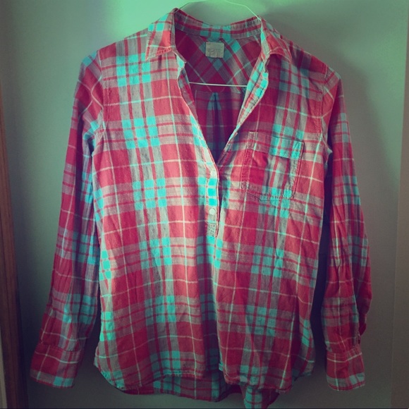 JCrew half button down - Picture 1 of 3